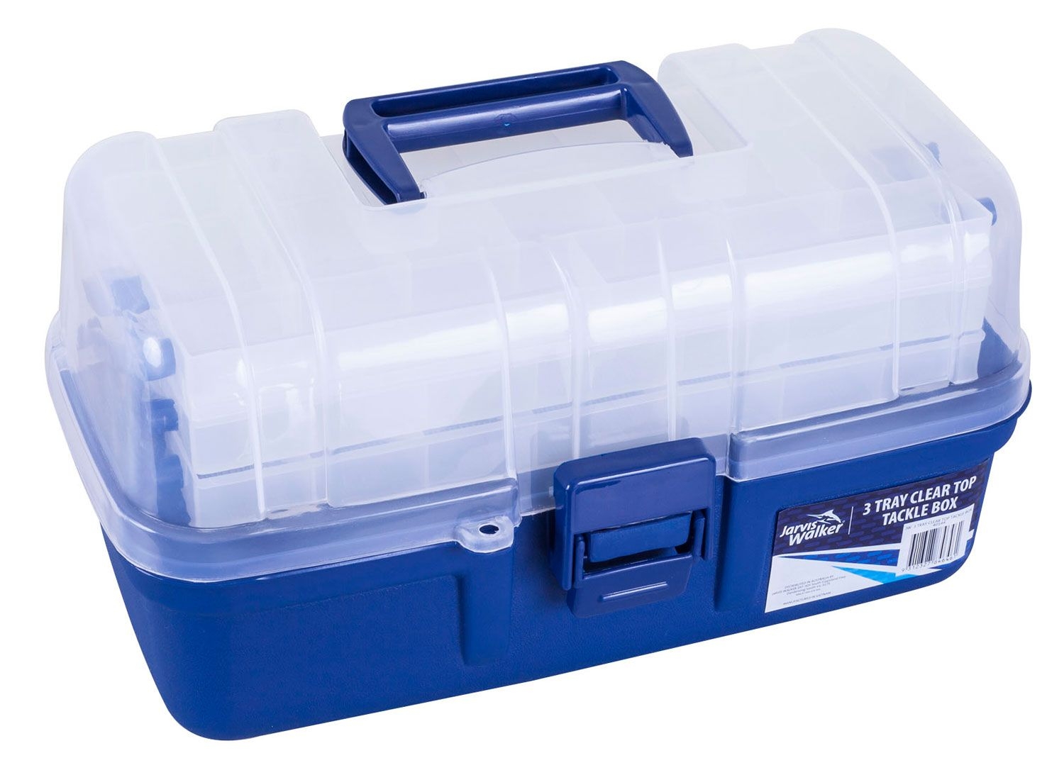 Jarvis Walker Clear Top Tackle Box 3 Tray
